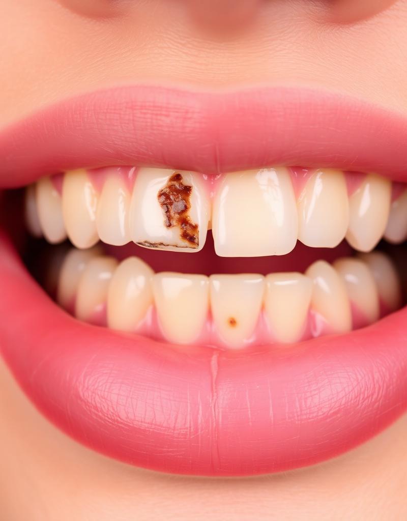 Smile restoration before